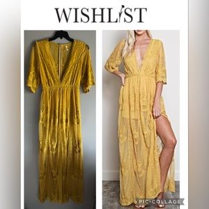 Wishlist lace maxi dress/romper